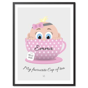 Navnetavle Teacupbaby